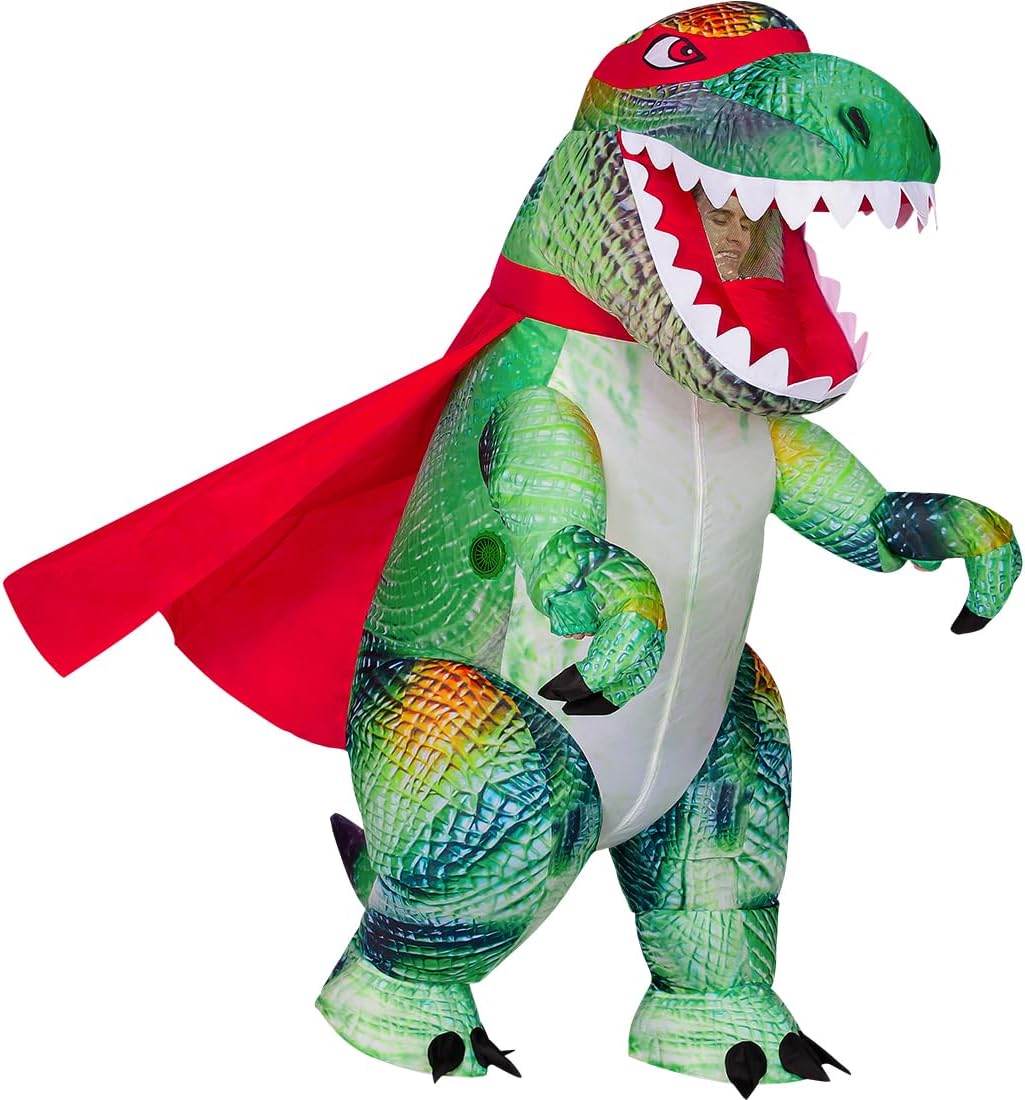 Inflatable Dinosaur Costume Green Y1453