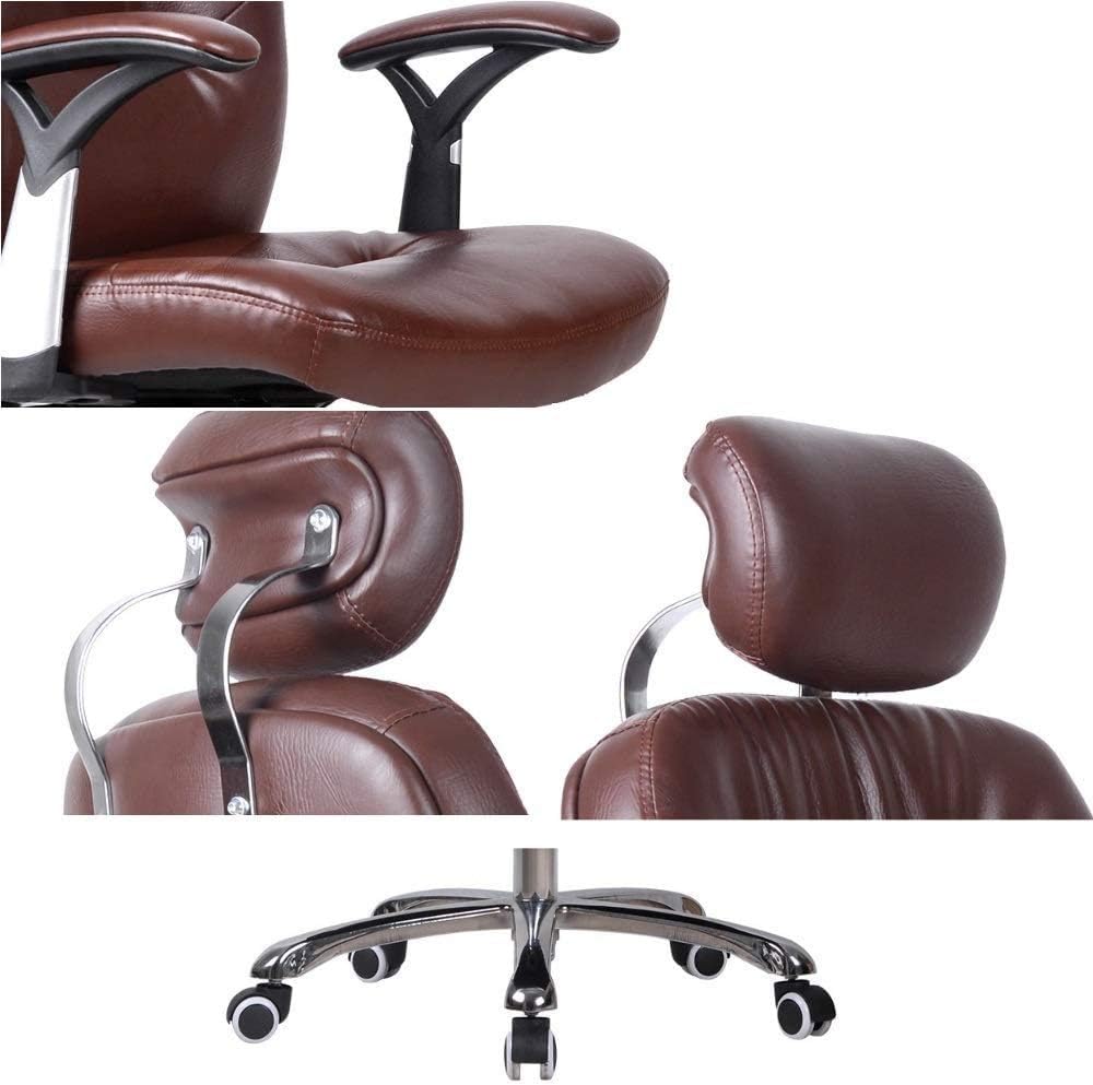 High Back Bonded Leather Ergonomic Office Swivel Chair T31086