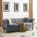 Beige Velvet 3 Seater Sofa W157