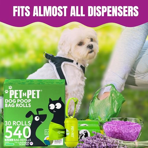 270 Counts Unscented Plant Based Dog Poop Bags J268