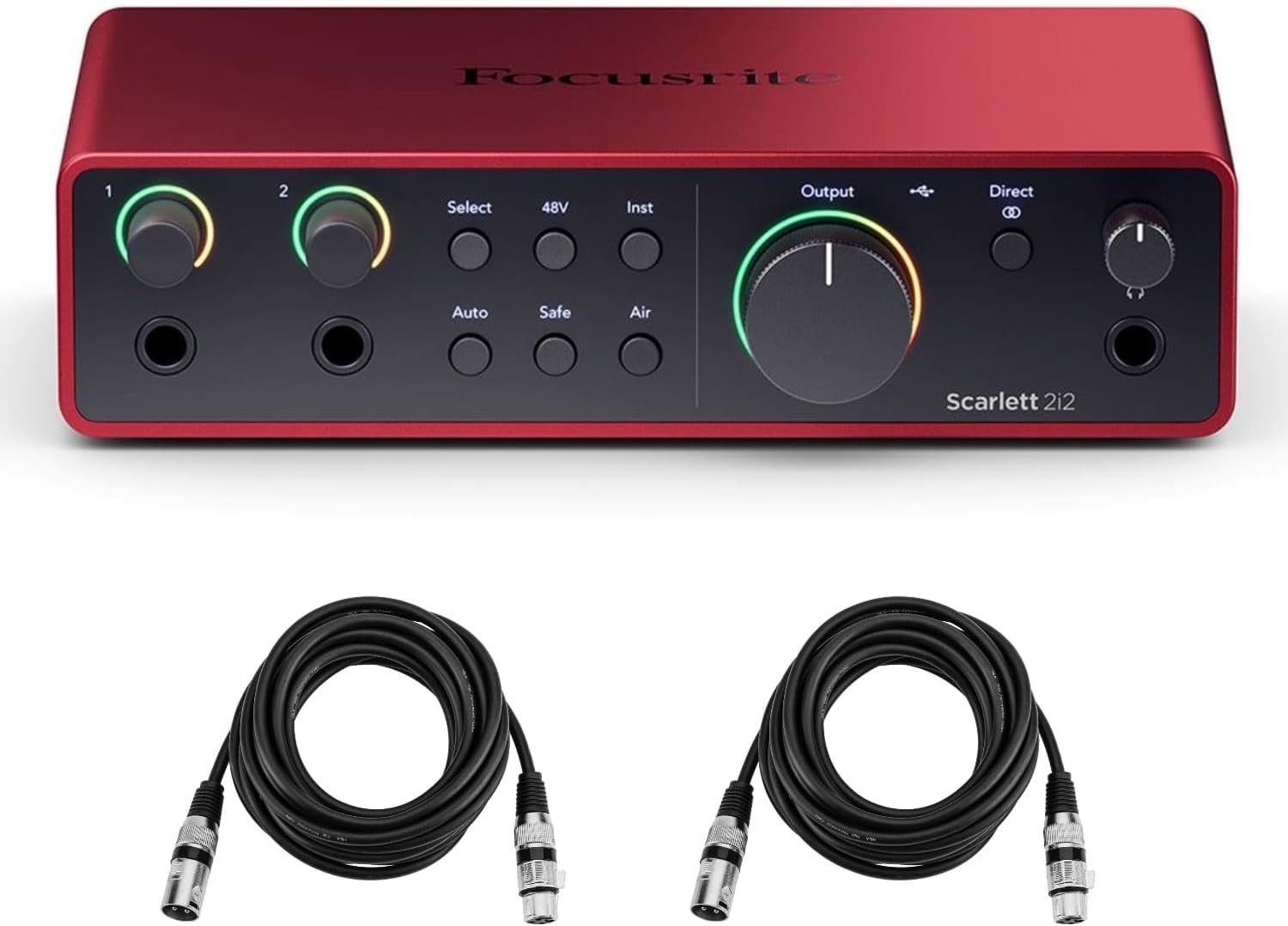 2x2 USB Audio Interface Bundle with 2 XLR Cables P948158