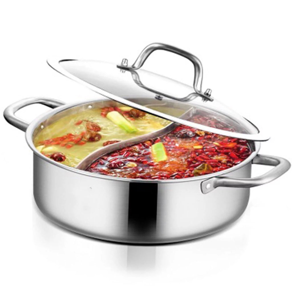 Stainless Steel Shabu Hot Pot Compatible Pot N84711