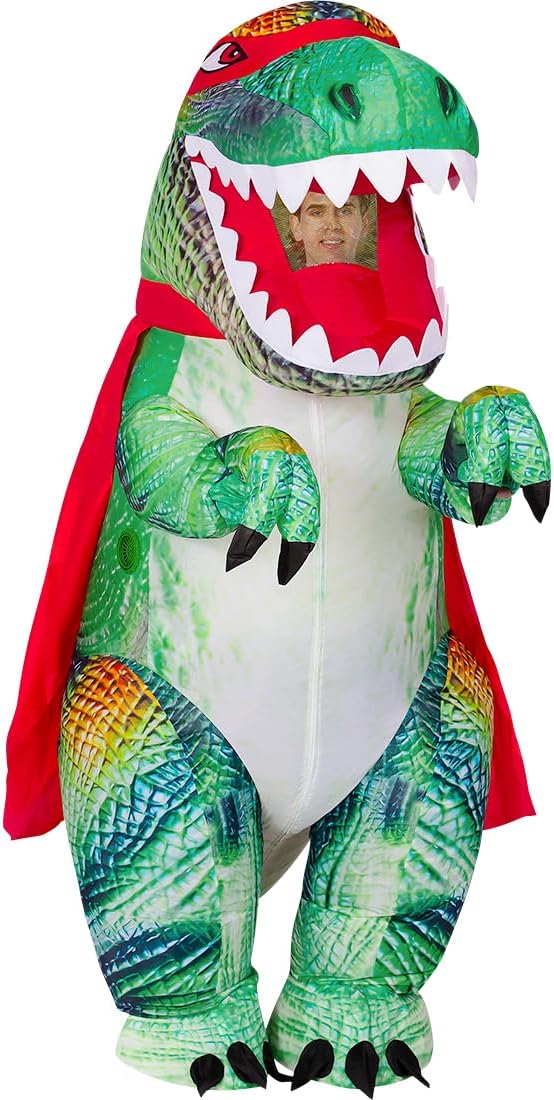 Inflatable Dinosaur Costume Green Y1453