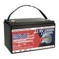 12V 100Ah LiFePO4 Lithium Battery Group 31 1280Wh Low-Temp Protection I260