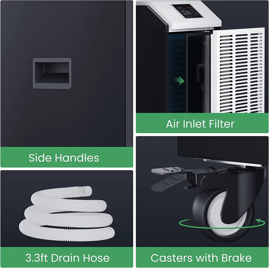 291 Pints Commercial Dehumidifier with Drain Hose G307365