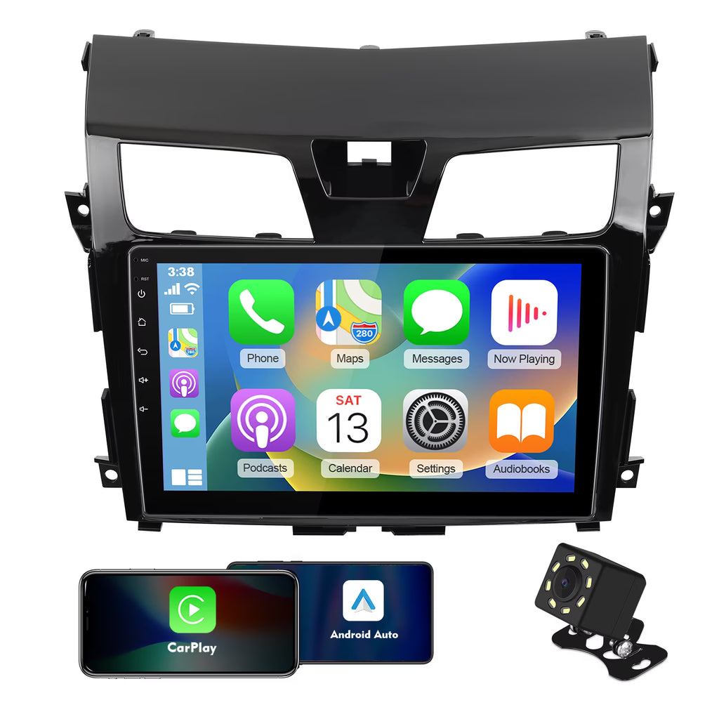 10.1 inches Android 12 Double Din Car Stereo IPS Touchscreen Car Radio with Carplay Android Auto Backup Camera GPS FM BT W619601