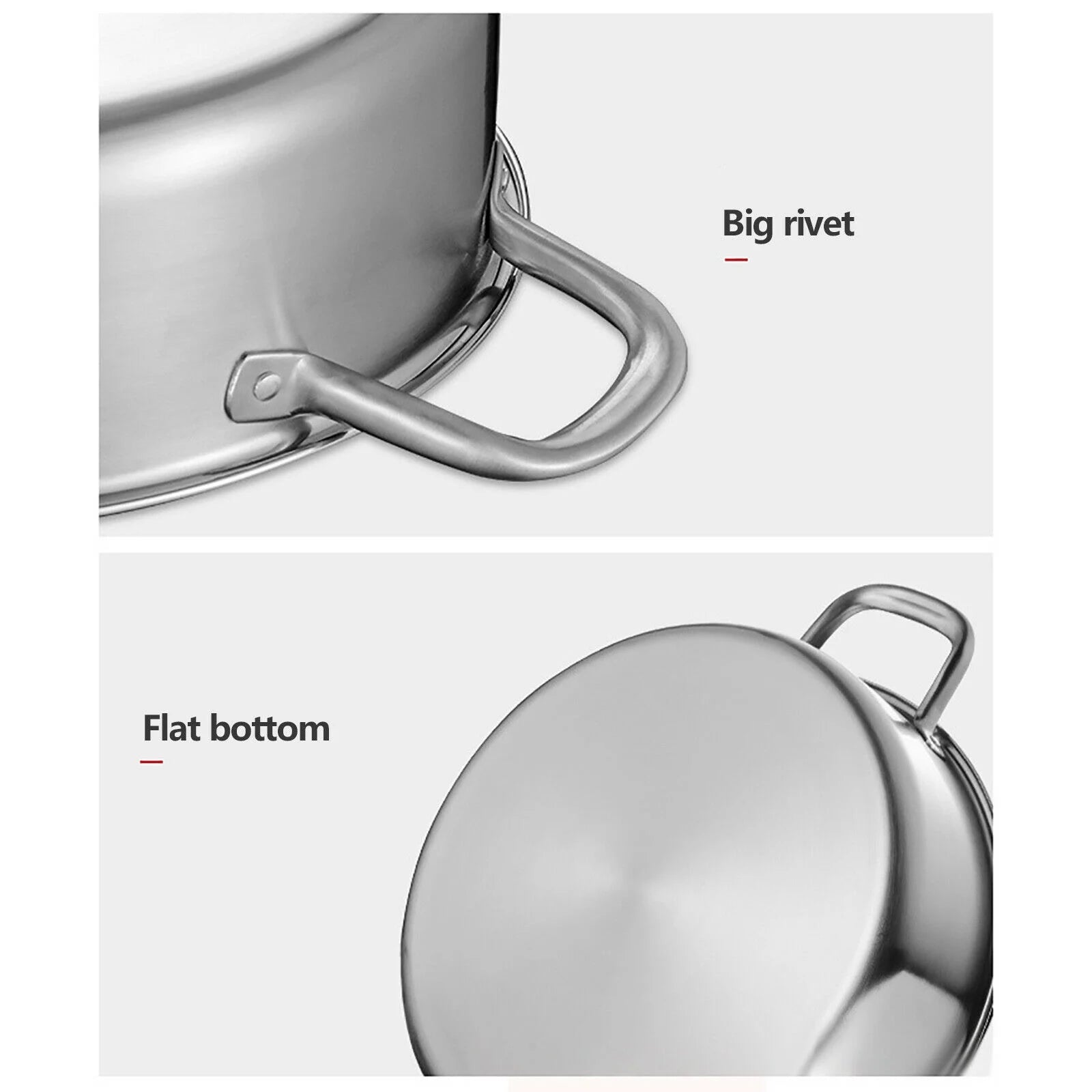 Stainless Steel Shabu Hot Pot Compatible Pot N84711