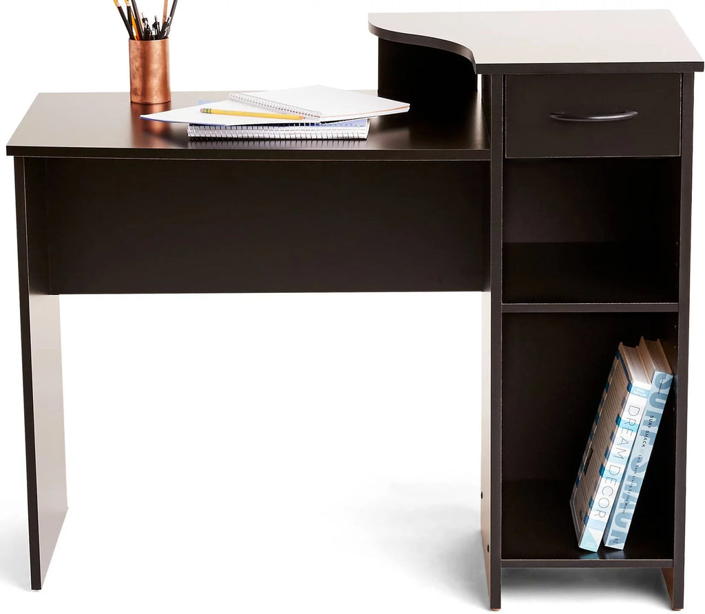 Heritage Walnut Finish 5 Shelf Bookcase with Doors U450484