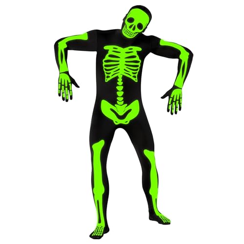Skeleton Costume Glow in Dark P656413