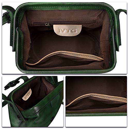 Genuine Leather Crossbody Bag Small Satchel Vintage Mini Purse F954846