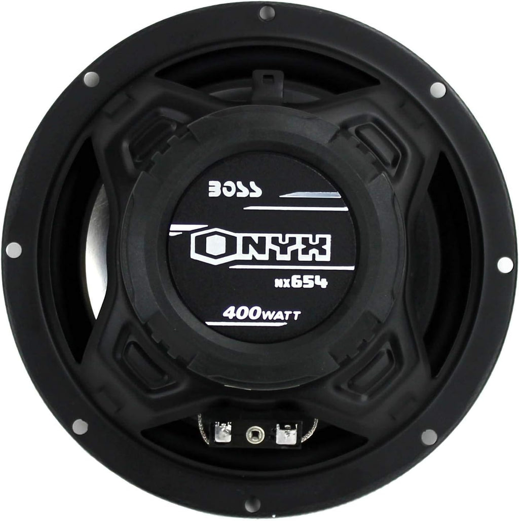 6.5" 4-Way Car Audio Coaxial Speakers, Black (6 Speakers) Q390