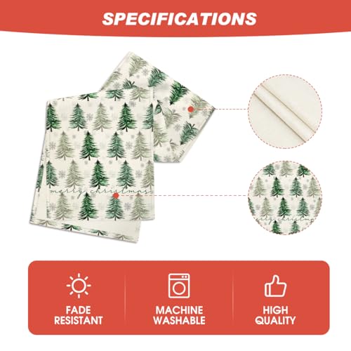 Green Christmas Table Runner 13x72 Inch E442