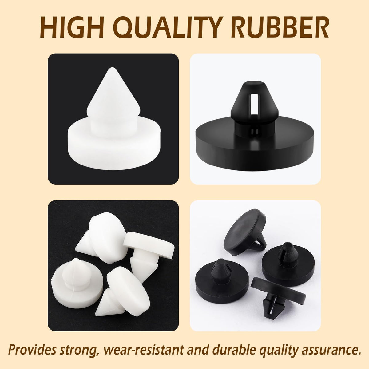 8PCS Rubber Brake Pedal Stop Pad S7099