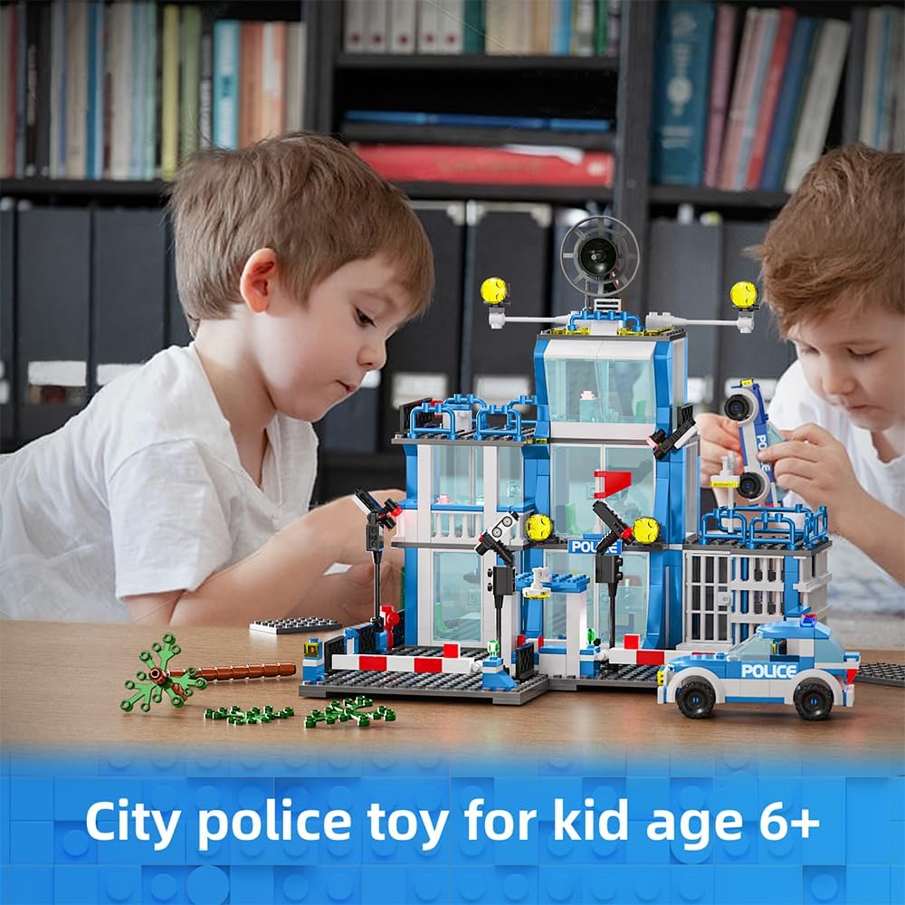 570pcs City Police Building Bricks Kit R537