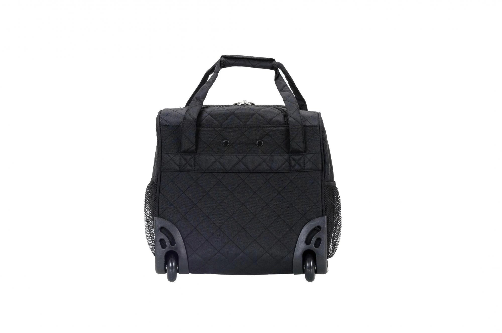 Charcoal Wheeled Underseat Carry-On W87824