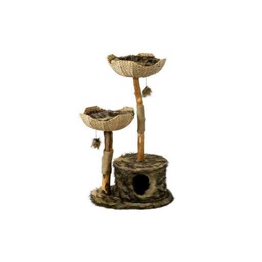 White Wooden Cat Tree Q149