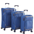 3pcs Softside Luggage Set with Spinner Wheels and TSA Lock J594031