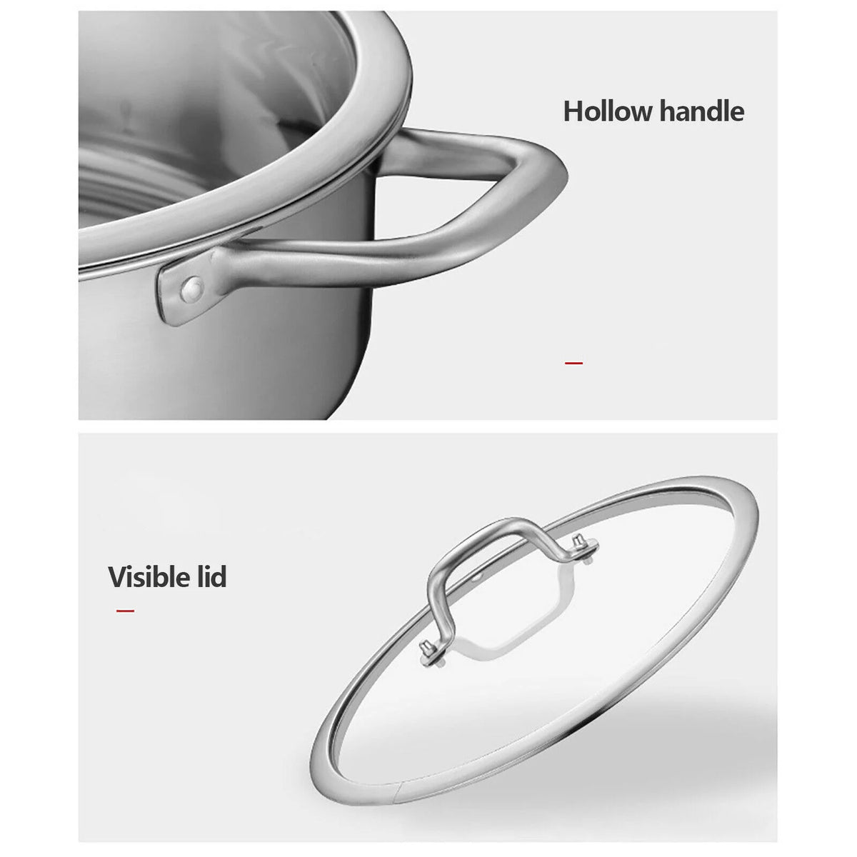 Stainless Steel Shabu Hot Pot Compatible Pot N84711