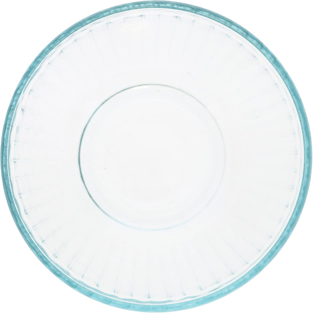 6-Cup Glass Mixing Bowls with Blue Spruce Lids K998006