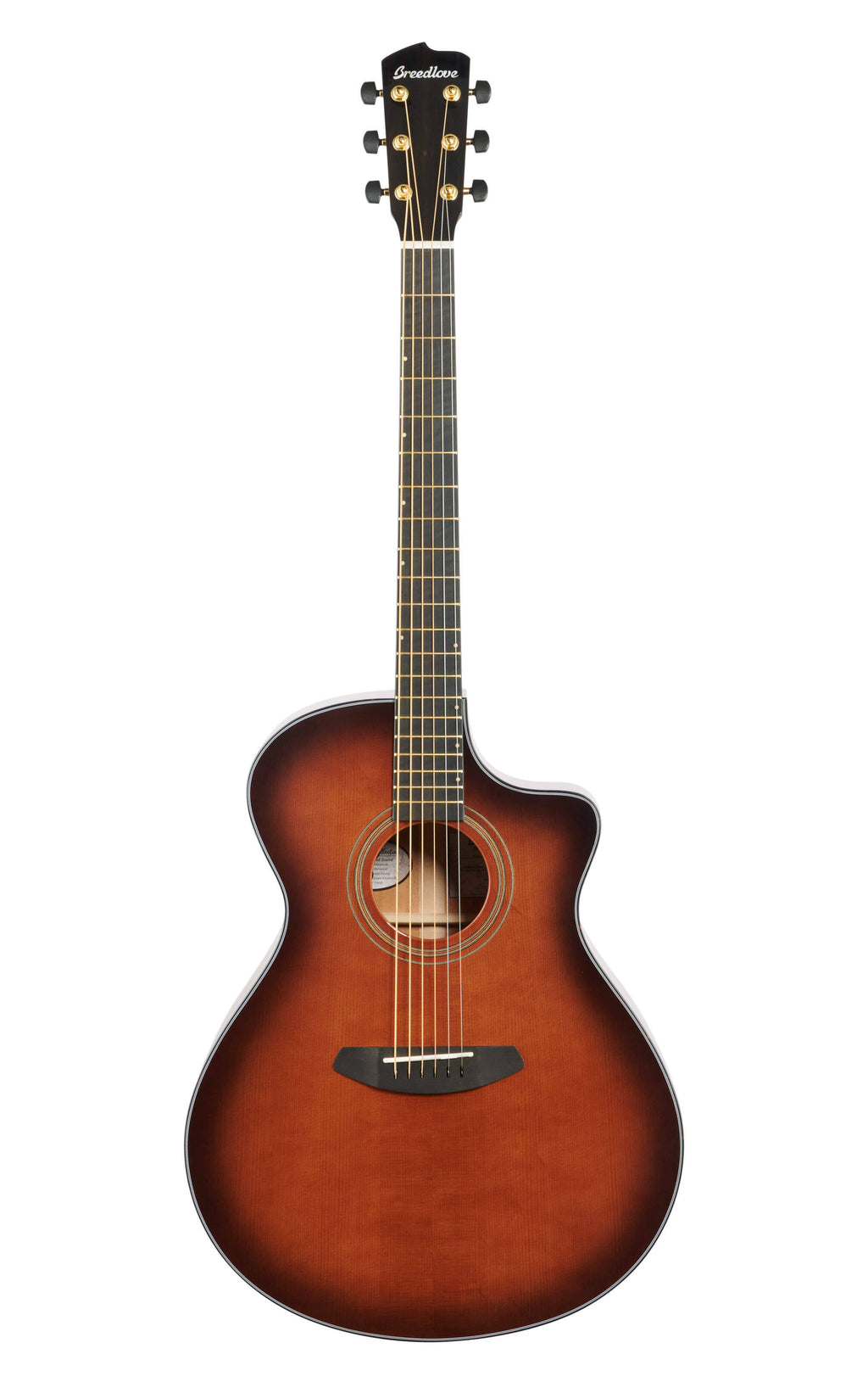 Bourbon Burst Acoustic Electric Guitar A751