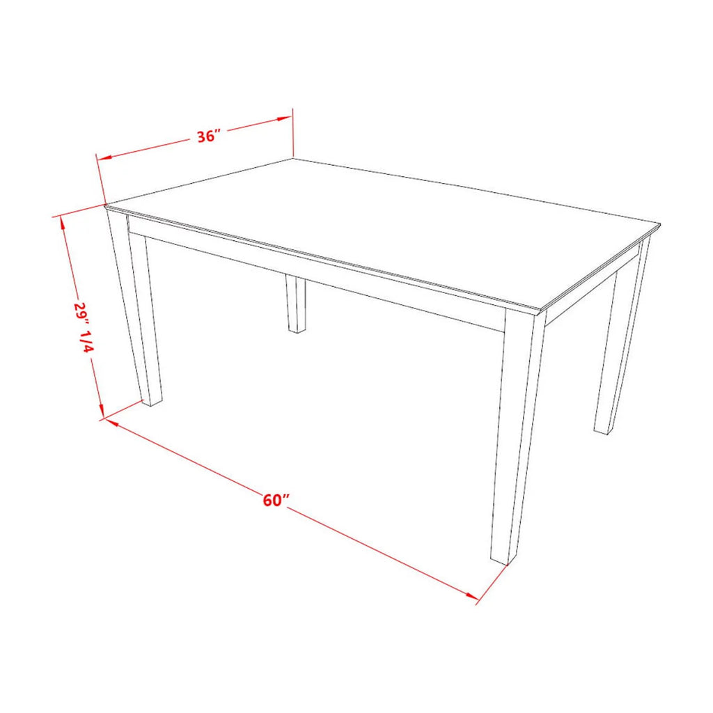 7 Piece Dining Table and 6 Chairs B951