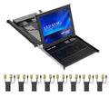 8 Port LCD KVM Console with Cables C1009
