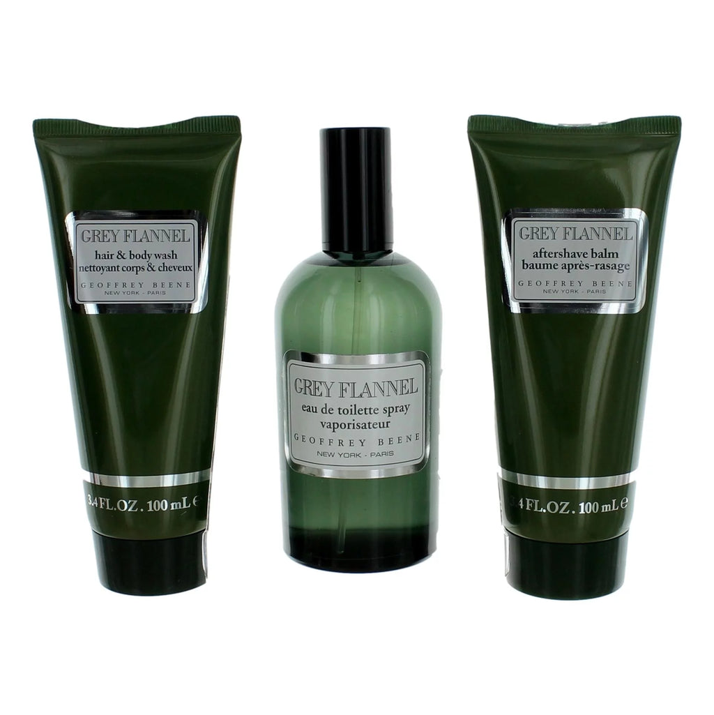 3 Pc Gift Set EDT Spray, After Shave Lotion, Hair and Body Wash Q623961