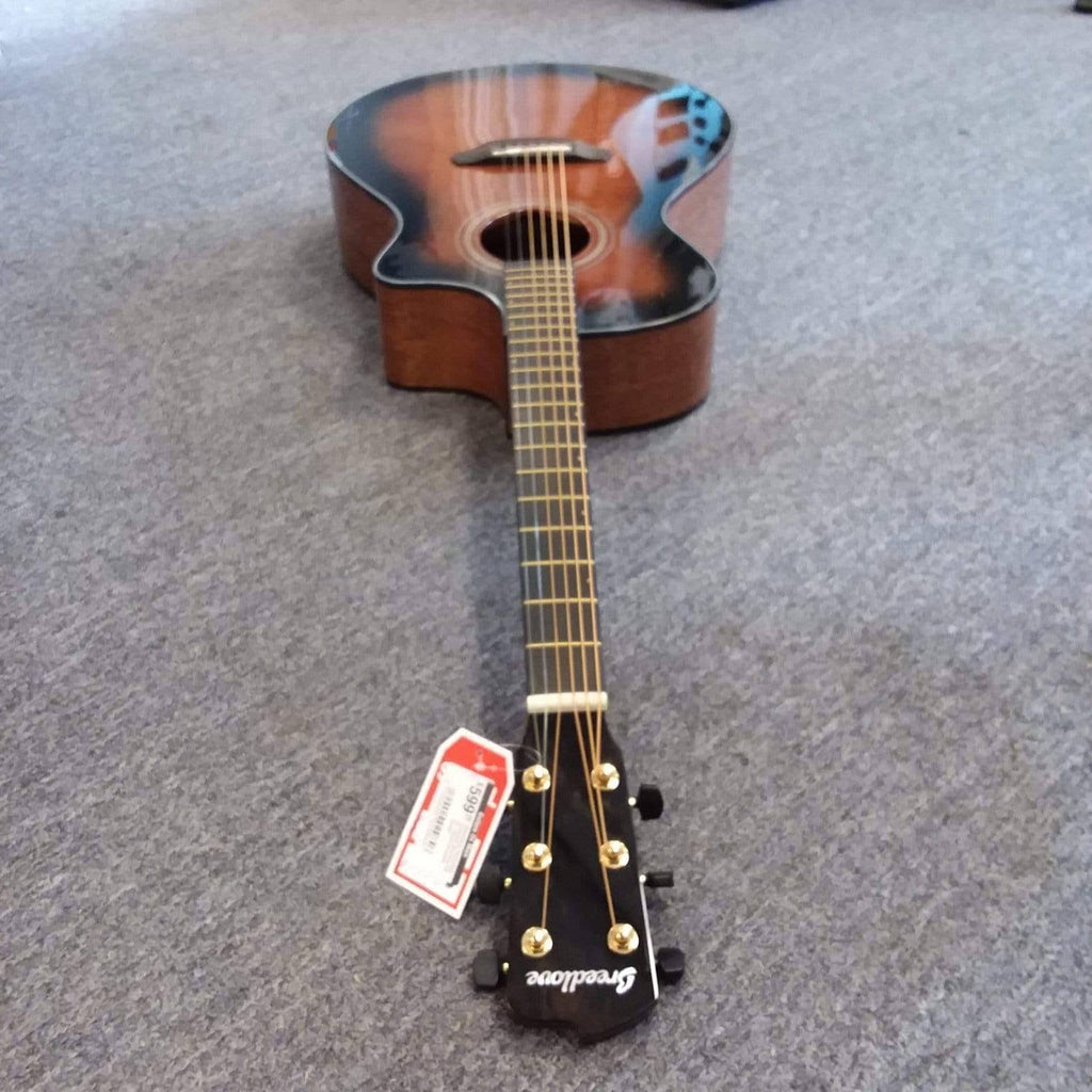 Bourbon Burst Acoustic Electric Guitar A751