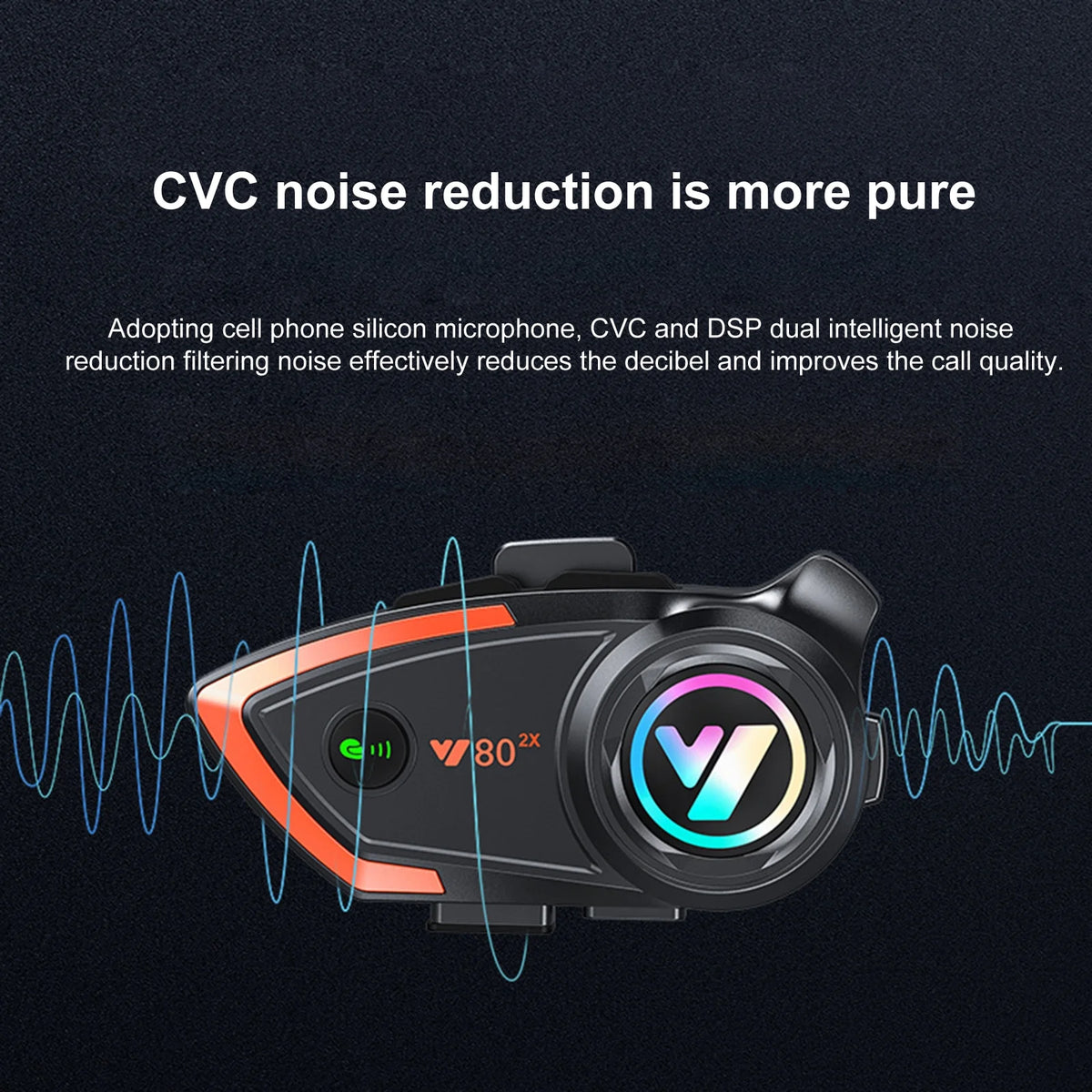 Wireless Headset BT Helmet Intercom IP67 D2657
