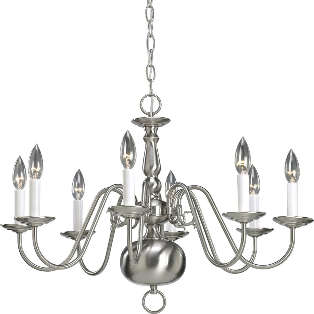 Brass Chandelier, 26-Inch Diameter x 18-Inch Height P17985