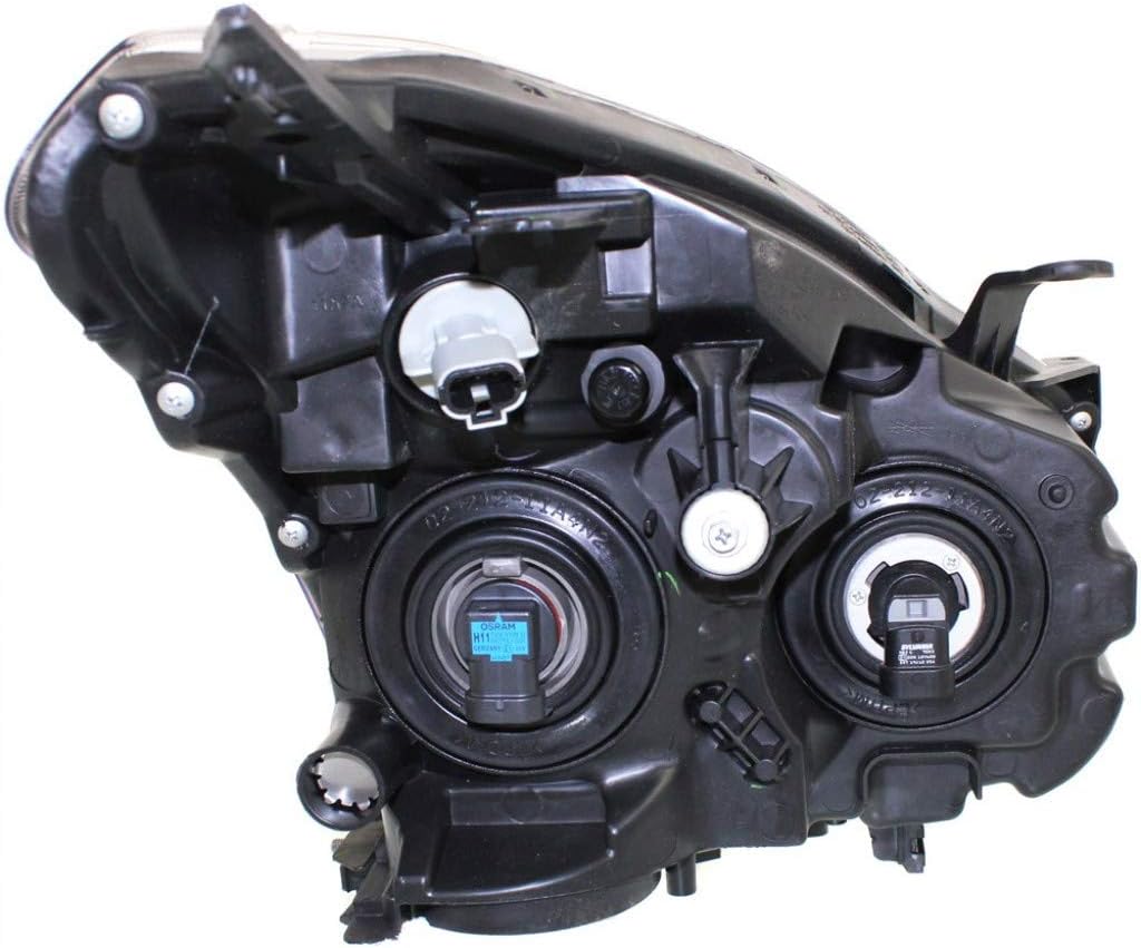 2009 2010 NISSAN ROGUE Headlight Assembly Driver Side with Bulbs E4080