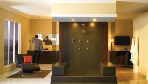 Chrome Vertical Spa Digital Control D45825