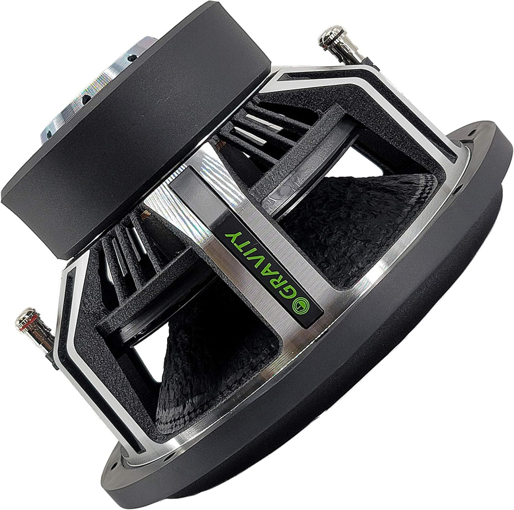 Pair of 12 Inch 6000 Watt Car Audio Subwoofer 4 Ohm DVC E340