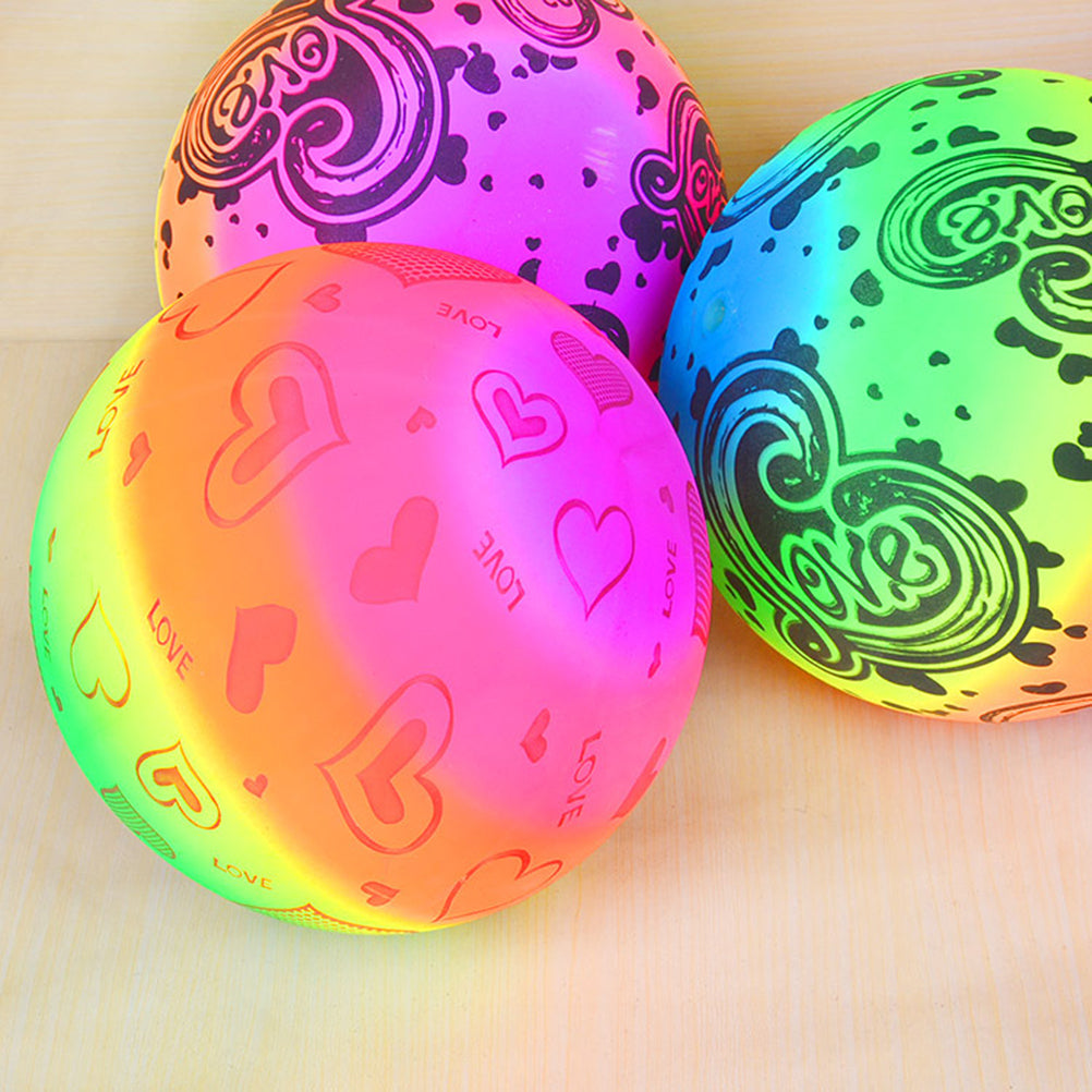 3pcs Inflatable Beach Volleyball Toys Rainbow Volleyball Balls G86183