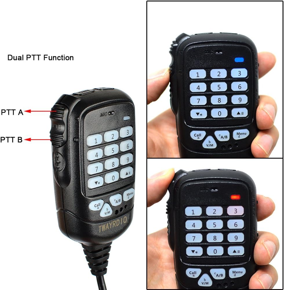 Dual Band VHF UHF Portable Ham Amateur Radio with Programming Cable O153875