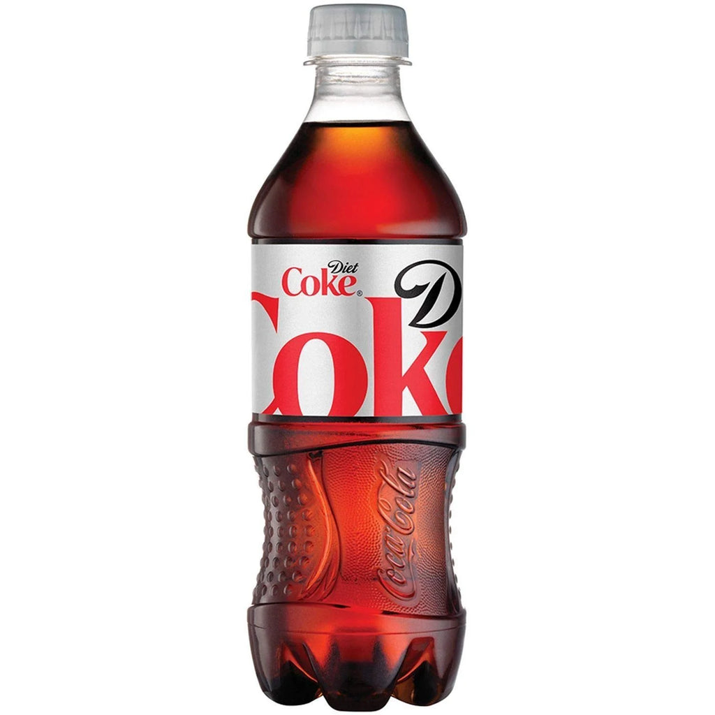 Diet Coke Soda 20oz Bottles, Quantity of 12 Y916915