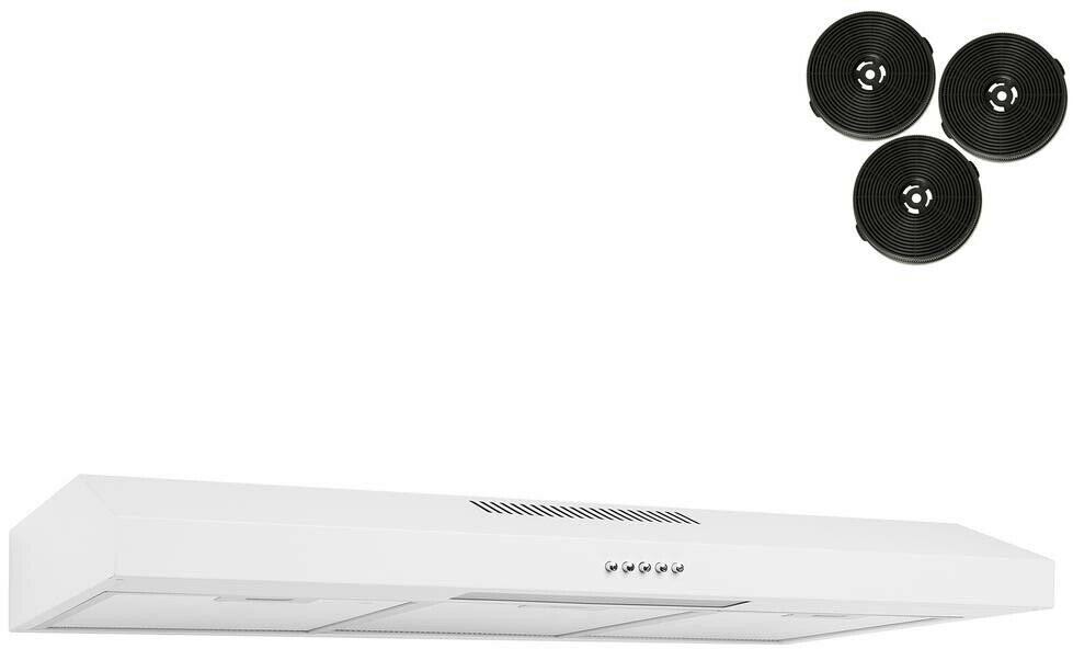 36x22 Under Cabinet White Stainless Steel Kitchen Range Hood V151
