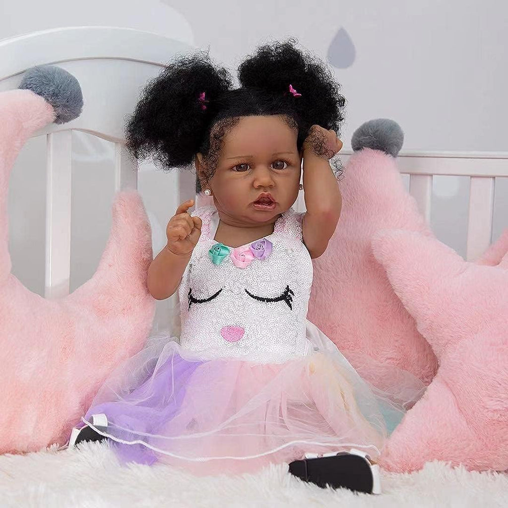 23 inches Full Silicone Vinyl Reborn Baby Doll D924390