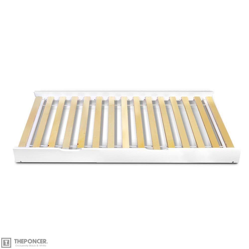 Single Wooden Trundle Bed Frame P888872