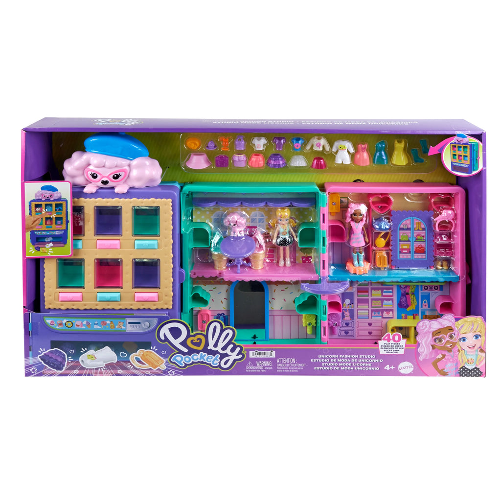 Candy Style Fashion Drop Playset with 2 Dolls, Vending Machine, 35+ Accessories I56913