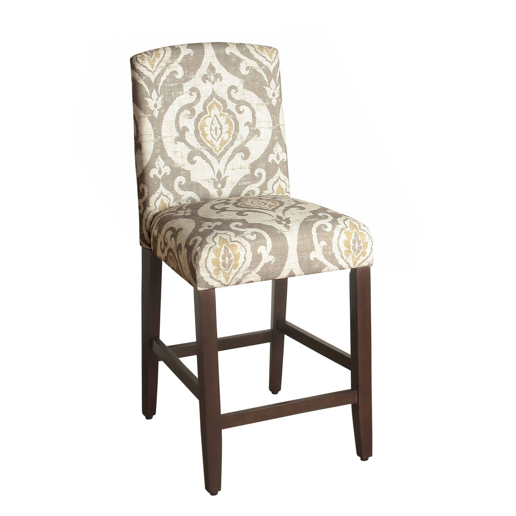 Tan/Taupe/Cream Fabric Counter-Height Barstool Q6799