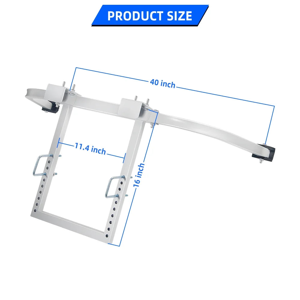 Wheel Heavy Duty Steel Ladder Roof Hook E3359