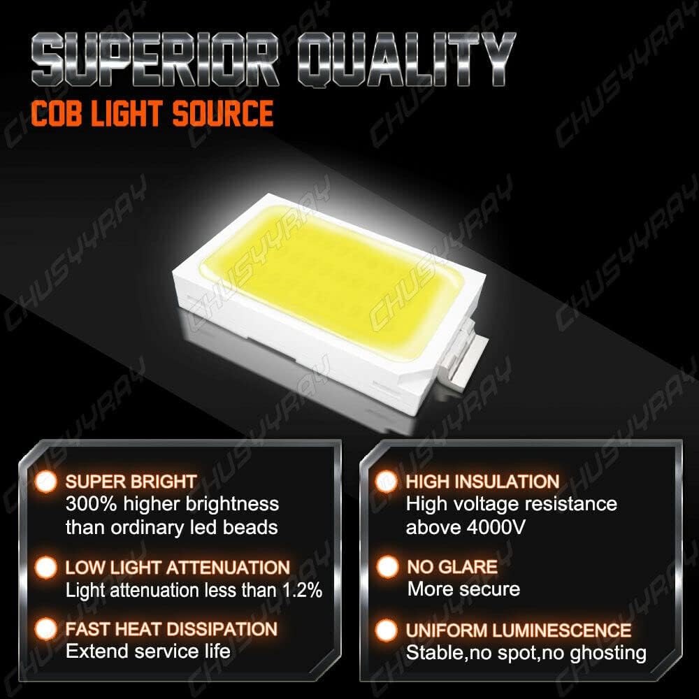 H11/H8/H9 LED Headlight Bulbs, 4 Pack F6567
