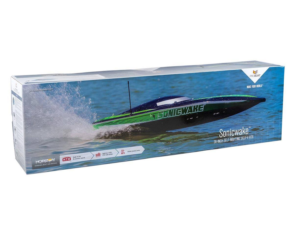 White Self-Righting Brushless Deep-V Boat U78203