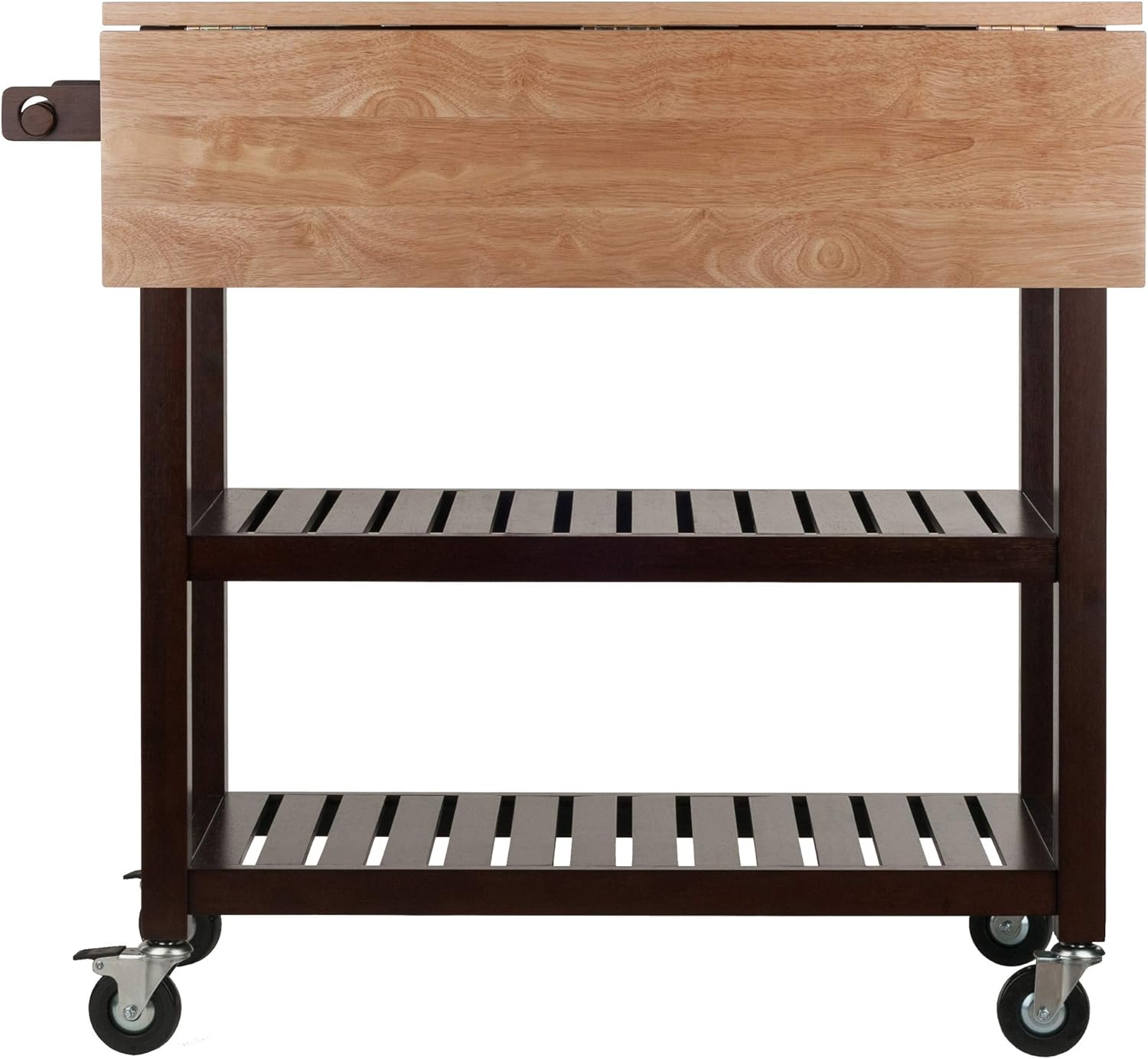 Cappuccino/Natural Kitchen Cart I803