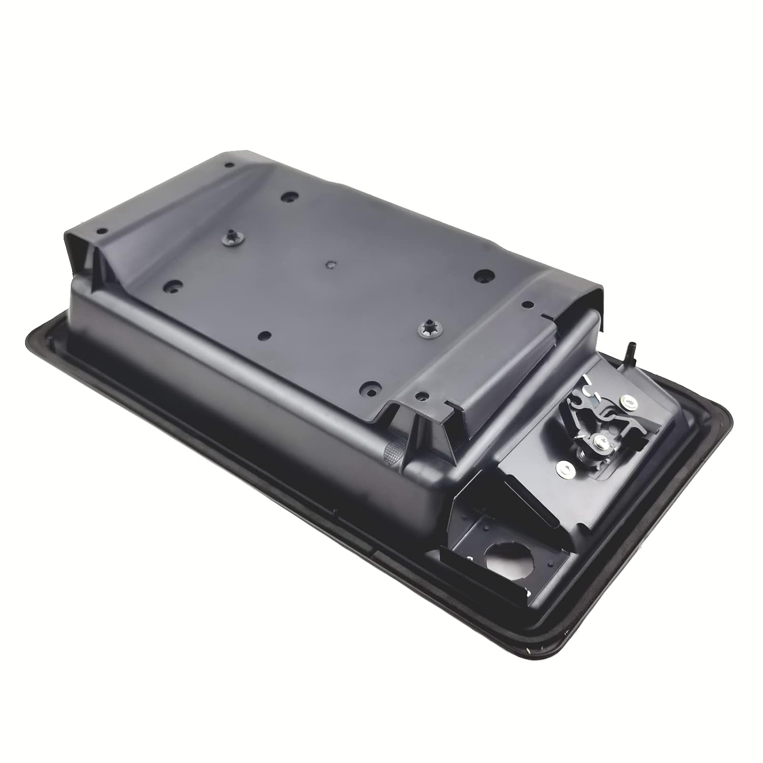 Right Side Rear Exterior Cargo Door Handle & License Plate Housing Frame Bracket for 08-21 Ford E150 E250 E350 E450, Pack of 2 D276