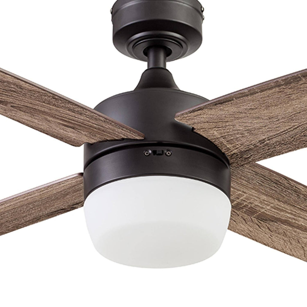 44 inch Espresso Remote Control Ceiling Fan, 4 Blades S777