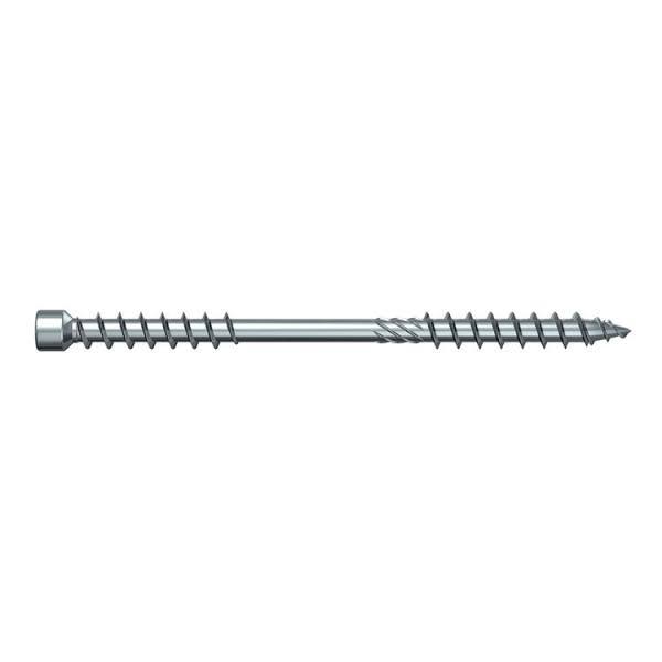 Torx White Galvanized Screw with Reduced Head and Double Full Thread R6257