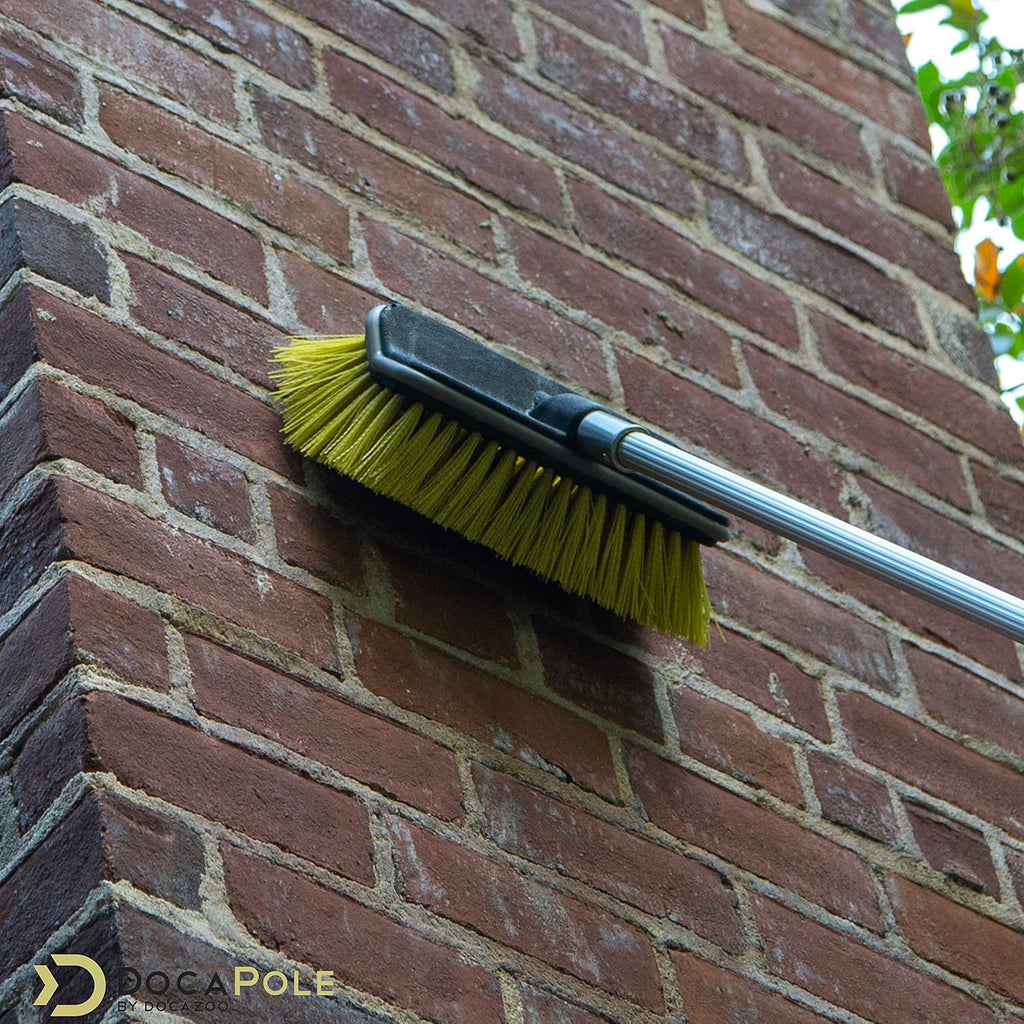 6-24 Foot Telescopic Cleaning Brush with Hard Bristle Brush, Pack of 2 D620200