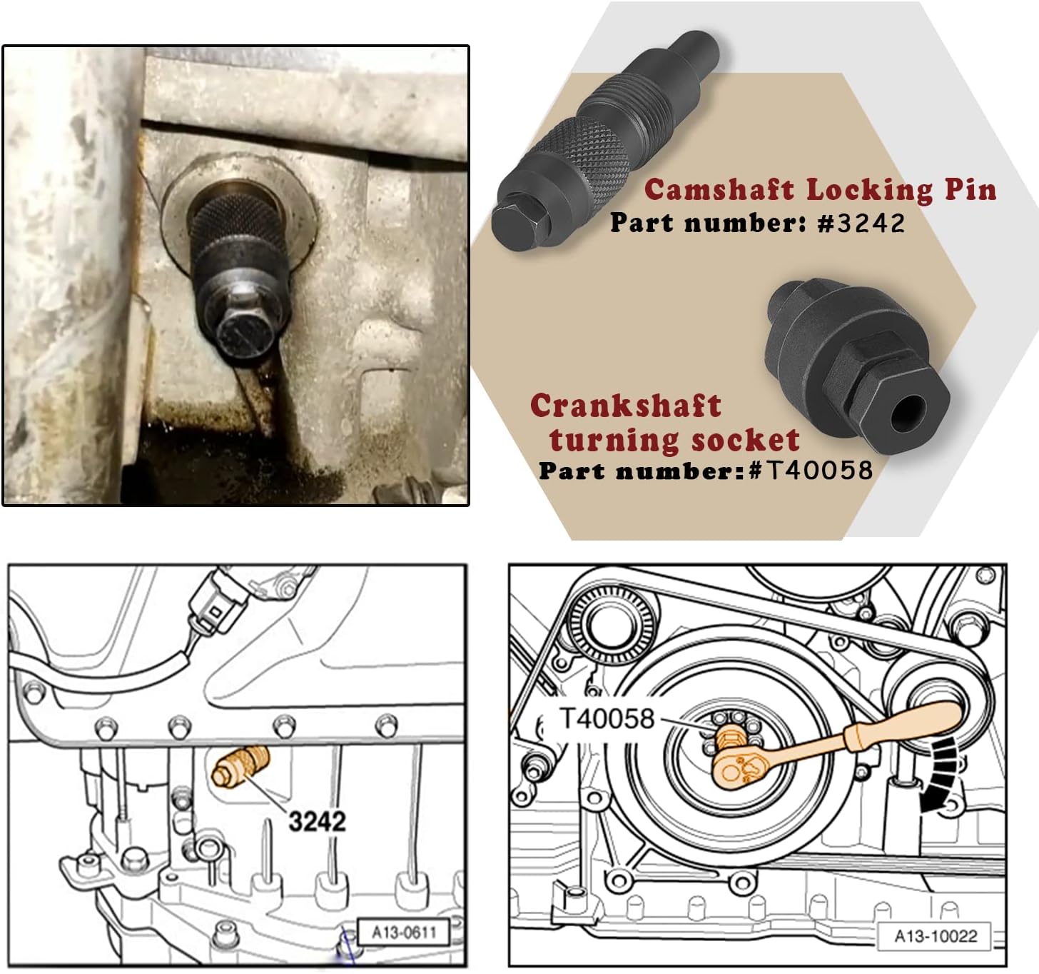 Engine Camshaft Alignment Tools Pack of 2 Y614842